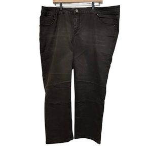 Blue Asphalt Black Straight Leg Jeans